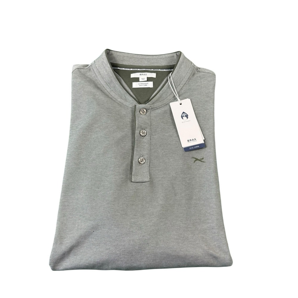 Brax Green Ultralight Pierce SS Polo Shirt Mens Size XL NWT 22-4778/35